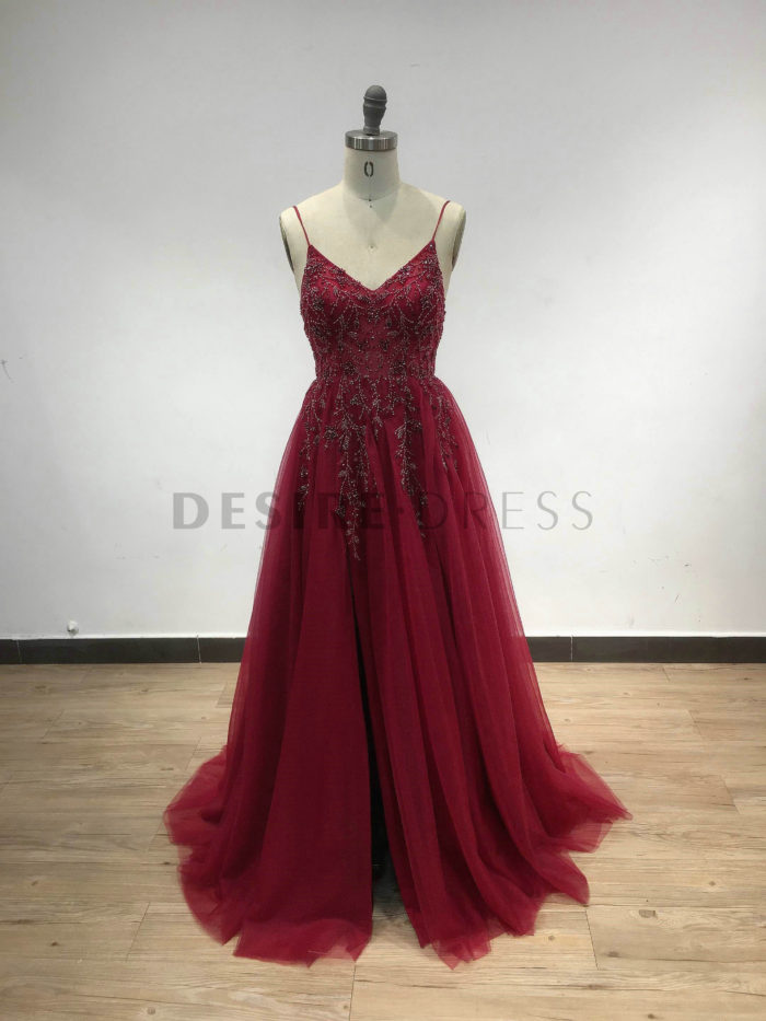 Best-Selling-Strapless-Tulle-Beaded-Sweet-16-Prom-Dresses-DJH2019-11