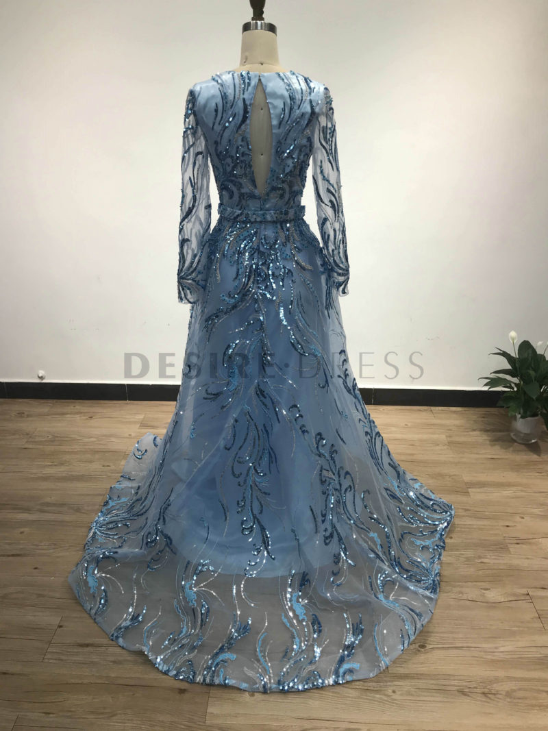 light blue long sleeve dress Archives - Desire Dress