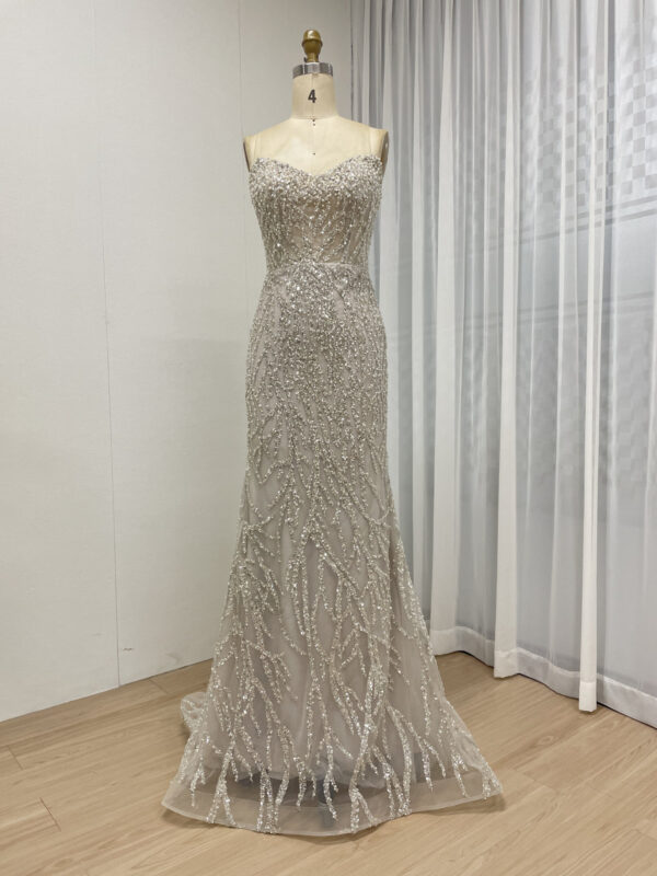 Two Piece Emerald Lace Charming Elegance Gown MB40362-2 - 图片 6