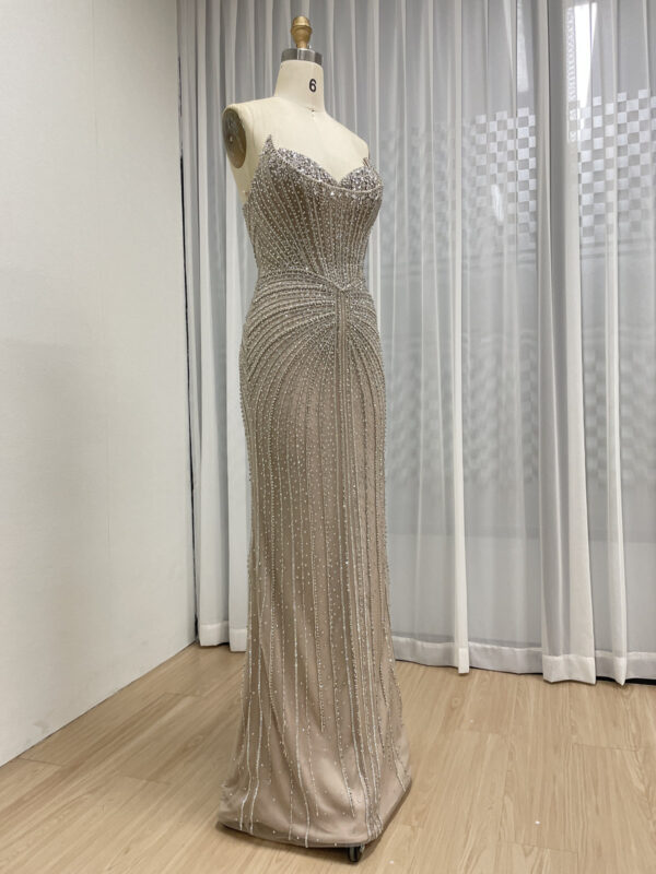 Emerald Elegance Enchanted Evening Gown With Removable Cape MB40365C - 图片 20