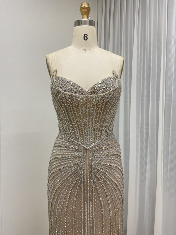 Emerald Elegance Enchanted Evening Gown With Removable Cape MB40365C - 图片 19