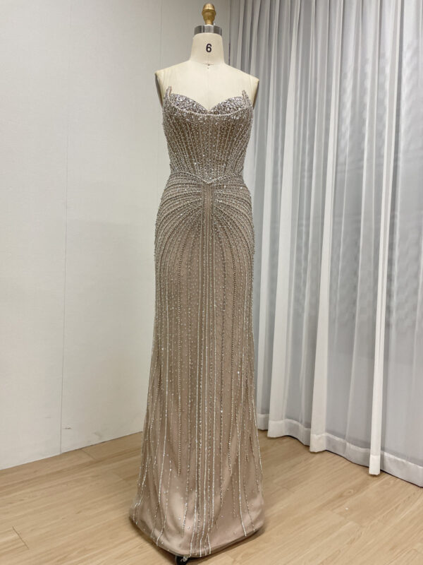 Emerald Elegance Enchanted Evening Gown With Removable Cape MB40365C - 图片 15