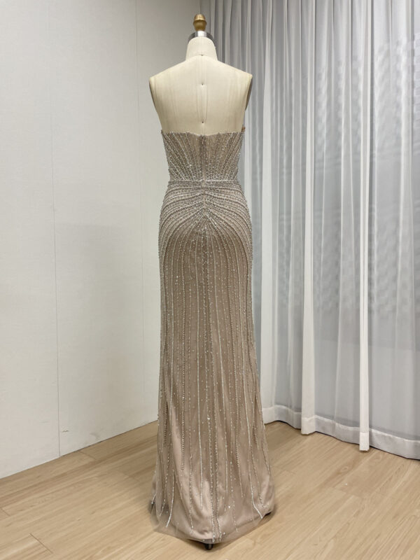 Emerald Elegance Enchanted Evening Gown With Removable Cape MB40365C - 图片 21