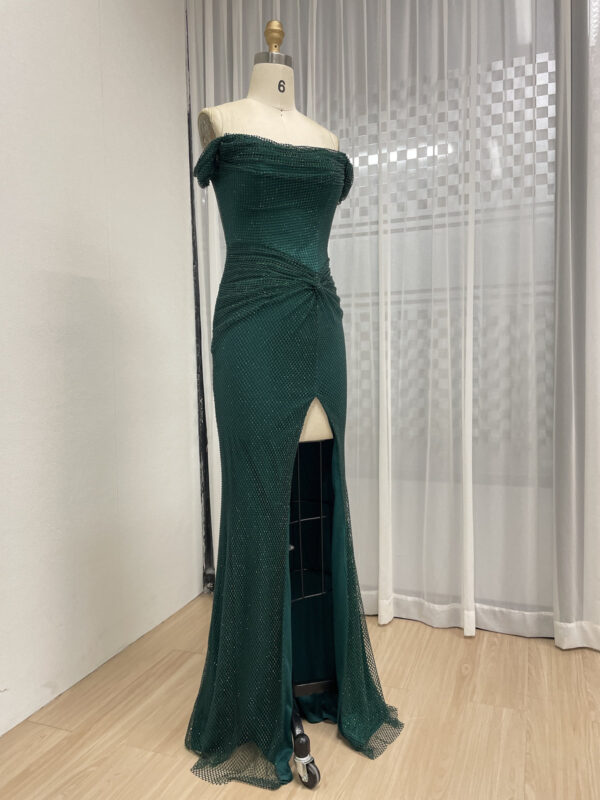 Sexy Emerald Elegance Gown Lush Luxe Evening Attire MB40410-2 - 图片 6