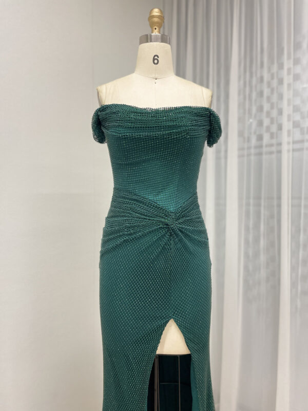 Sexy Emerald Elegance Gown Lush Luxe Evening Attire MB40410-2 - 图片 4