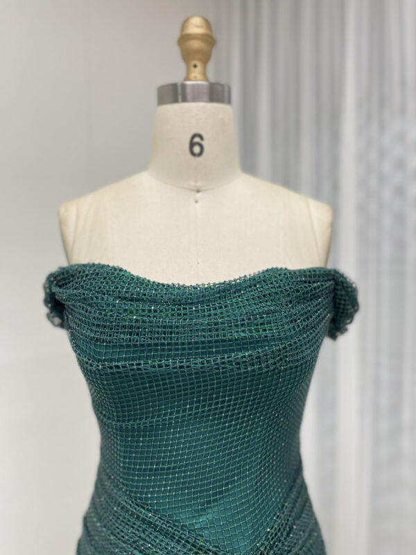 Sexy Emerald Elegance Gown Lush Luxe Evening Attire MB40410-2 - 图片 3
