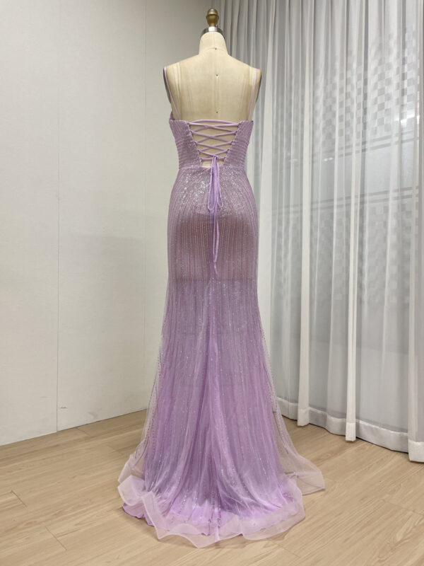 Lavender Dreamwave Mermaid Gown MB40433 - 图片 4