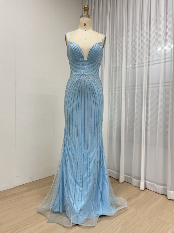 Lavender Dreamwave Mermaid Gown MB40433 - 图片 5