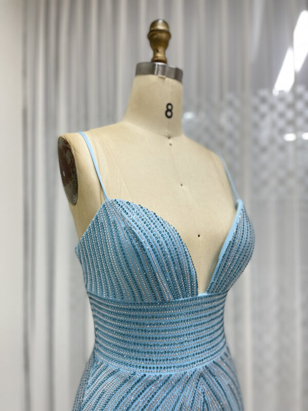 Lavender Dreamwave Mermaid Gown MB40433 - 图片 8