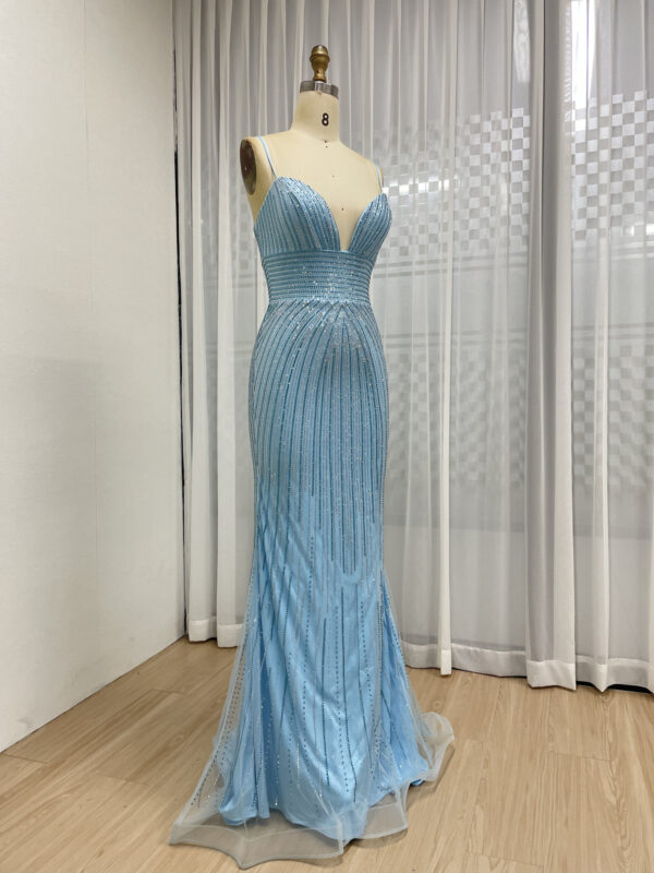 Lavender Dreamwave Mermaid Gown MB40433 - 图片 7