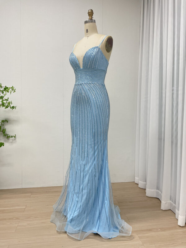 Lavender Dreamwave Mermaid Gown MB40433 - 图片 6