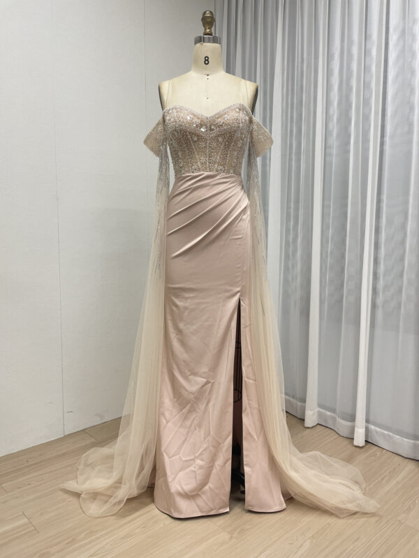 Red Enchantment Off-Shoulder Dress MB40434 - 图片 6