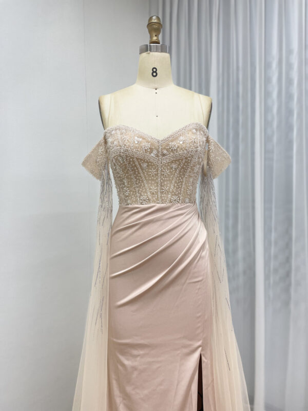 Red Enchantment Off-Shoulder Dress MB40434 - 图片 8