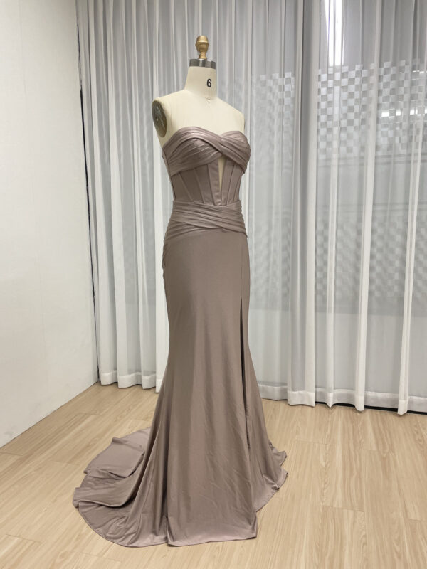 Strapless Elegance Unveiled Slit & Chic Prom Dress MC20074 - 图片 7