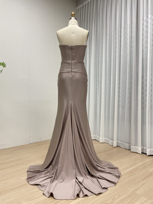 Strapless Elegance Unveiled Slit & Chic Prom Dress MC20074 - 图片 8