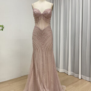 Dazzling Blush Elegance Evening Gown MC20075
