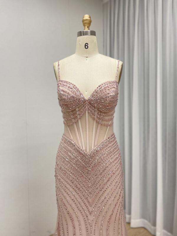 Dazzling Blush Elegance Evening Gown MC20075 - 图片 2