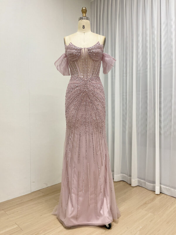 Elegant Evening Gown With Sparkling Details MY30163 - 图片 6
