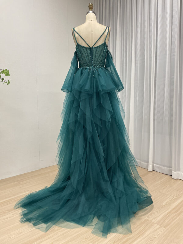 Sexy Haute Couture Champagne Handmade Beaded Evening Gown MY30165 - 图片 9