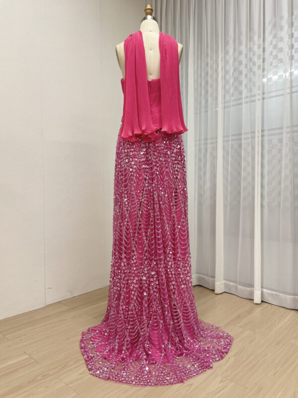 Glimmering Green Goddess Elegance Sparkling Gown MY30168 - 图片 9