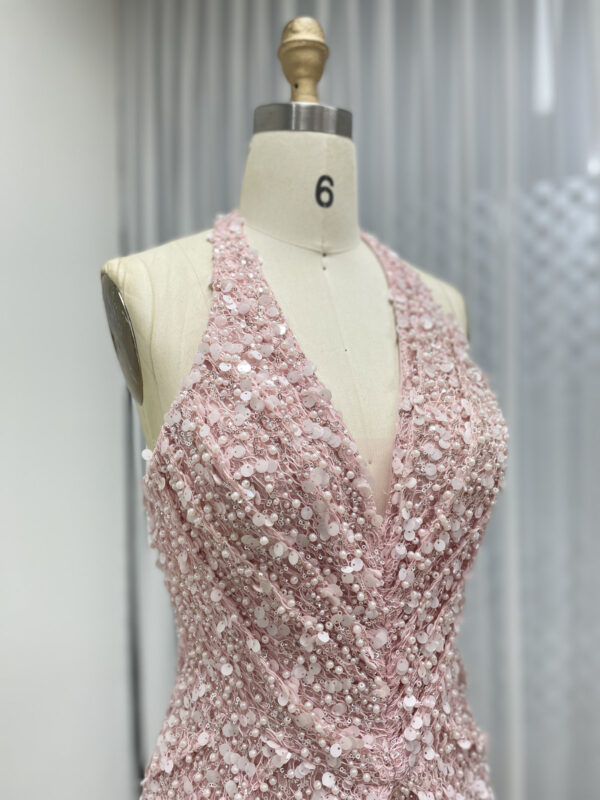 Blush Halter Design Dream Twilight Elegance Dress MY30173 - 图片 4