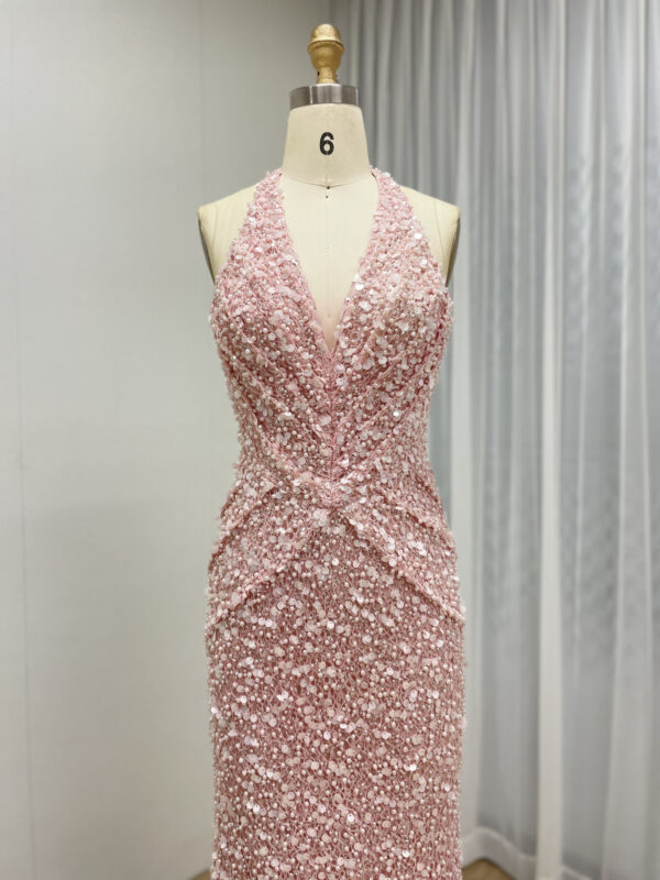 Blush Halter Design Dream Twilight Elegance Dress MY30173 - 图片 2
