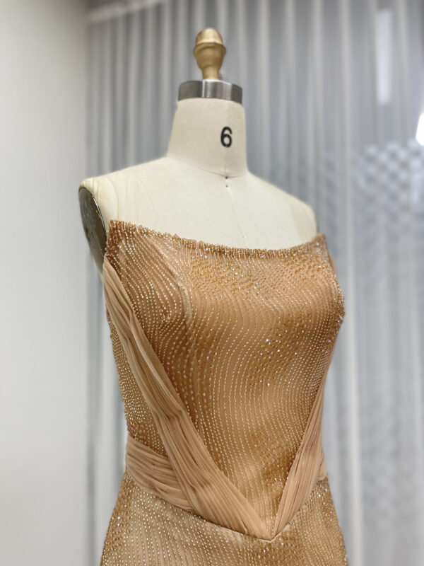 Golden Elegance Sparkling Dress MY30188 - 图片 3