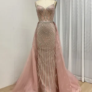 Sexy Blush Elegance Dress With Removable Skirt MC20091