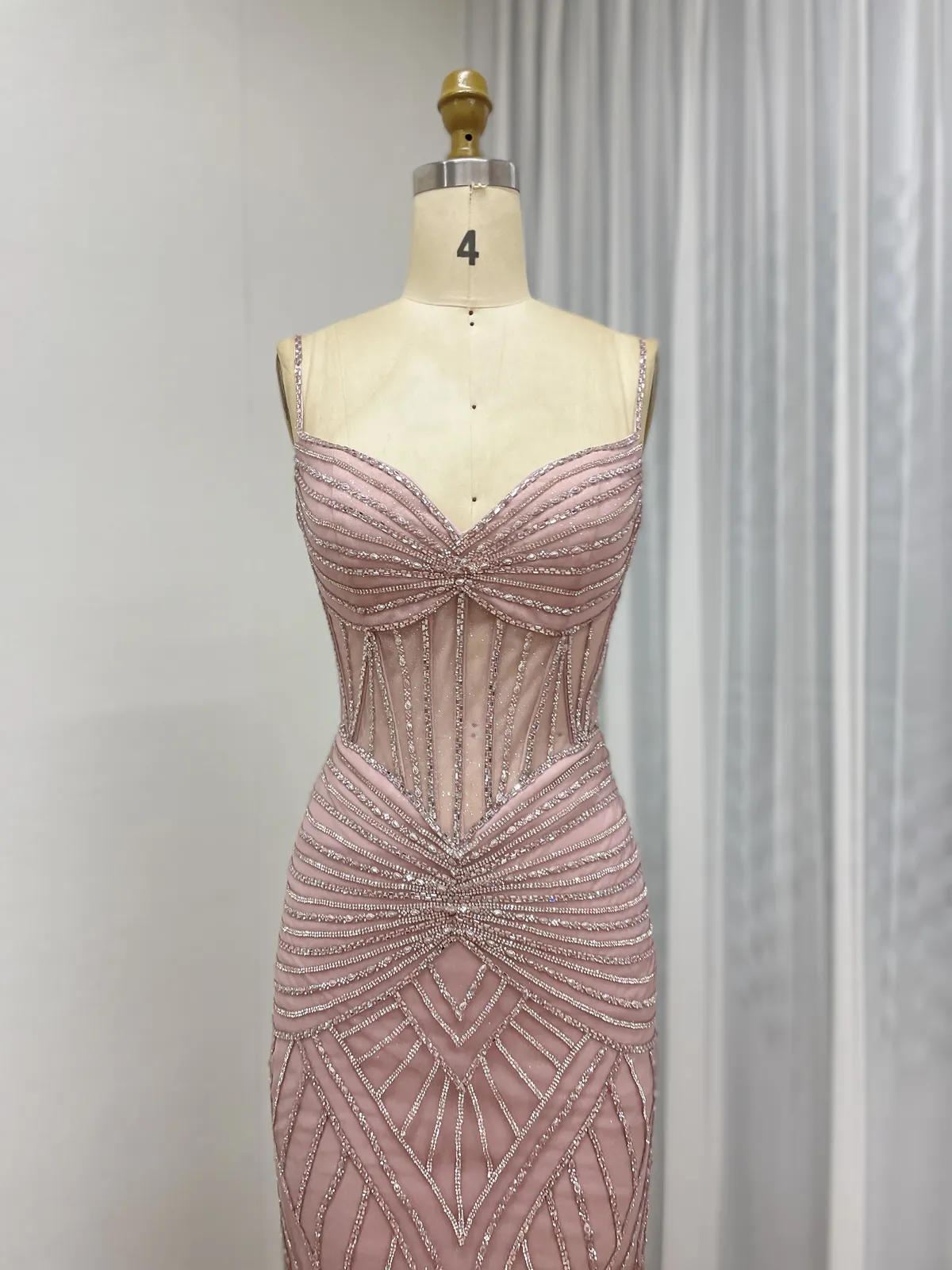 Fairytale Tulle Mermaid Beaded Dress MC20098 - 图片 2