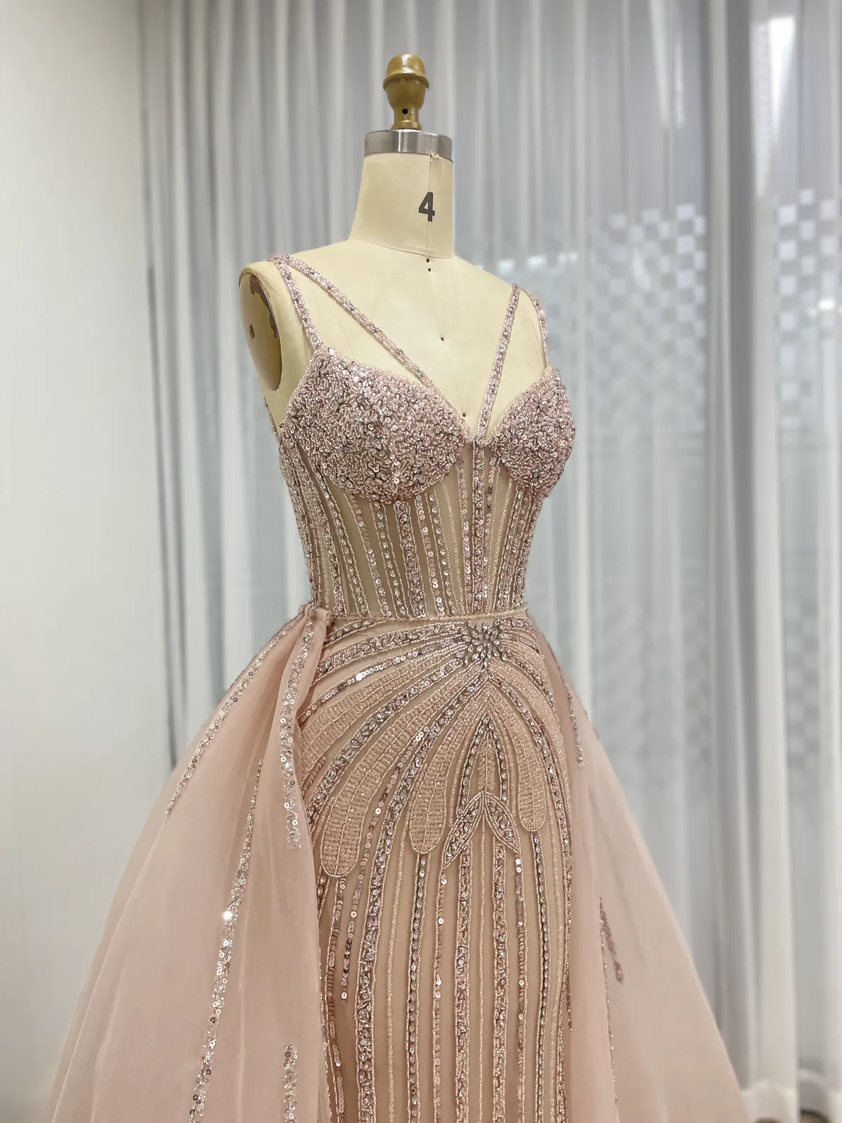 Glimmering Silver Beaded Prom Sequin Dress MY30161 - 图片 11